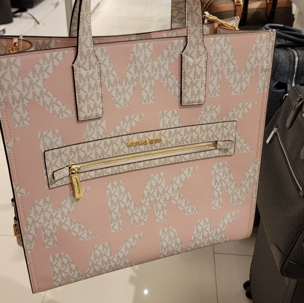 Kenly Large Graphic Logo Tote Bag
